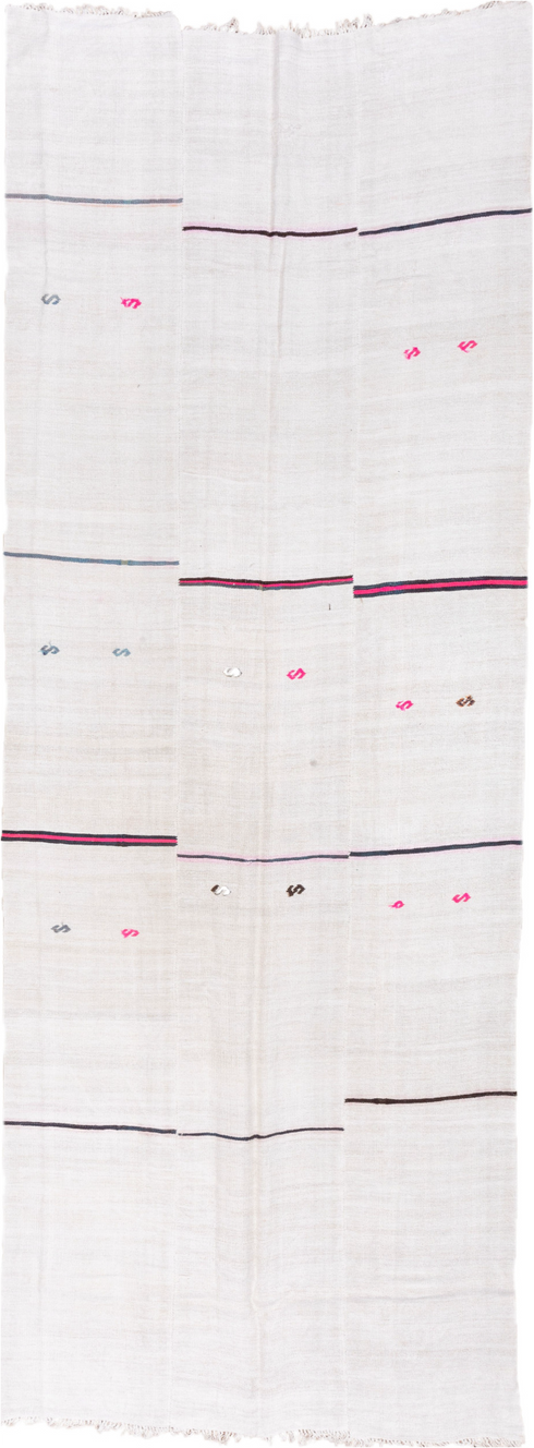 Vintage Hemp Kilim Area Rug (5' x 14')