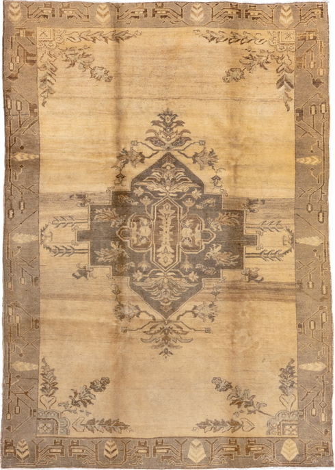 Vintage Oushak Area Rug (7' x 10')