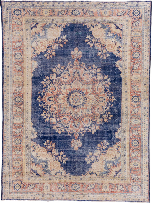 Vintage Oushak Area Rug (8' x 11')