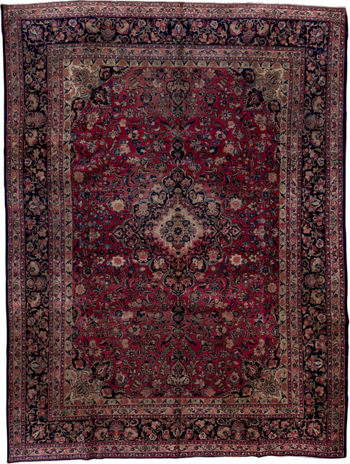Antique Kazvin Area Rug (8' x 11')