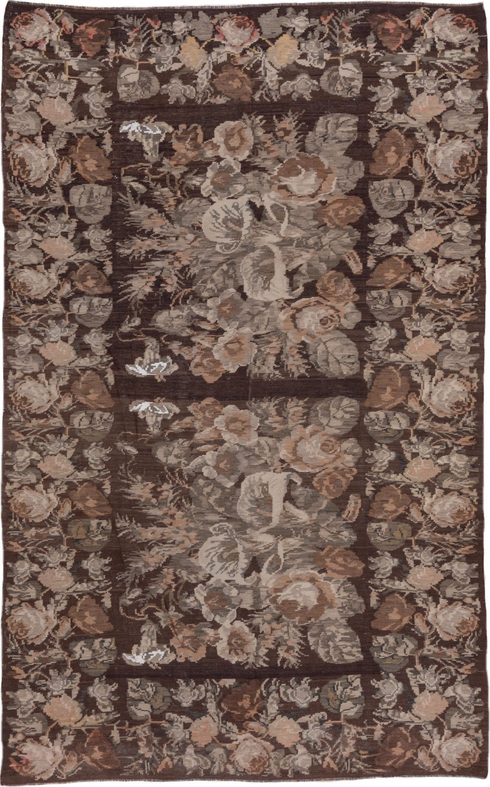 Antique Kilim Area Rug (7' x 12')