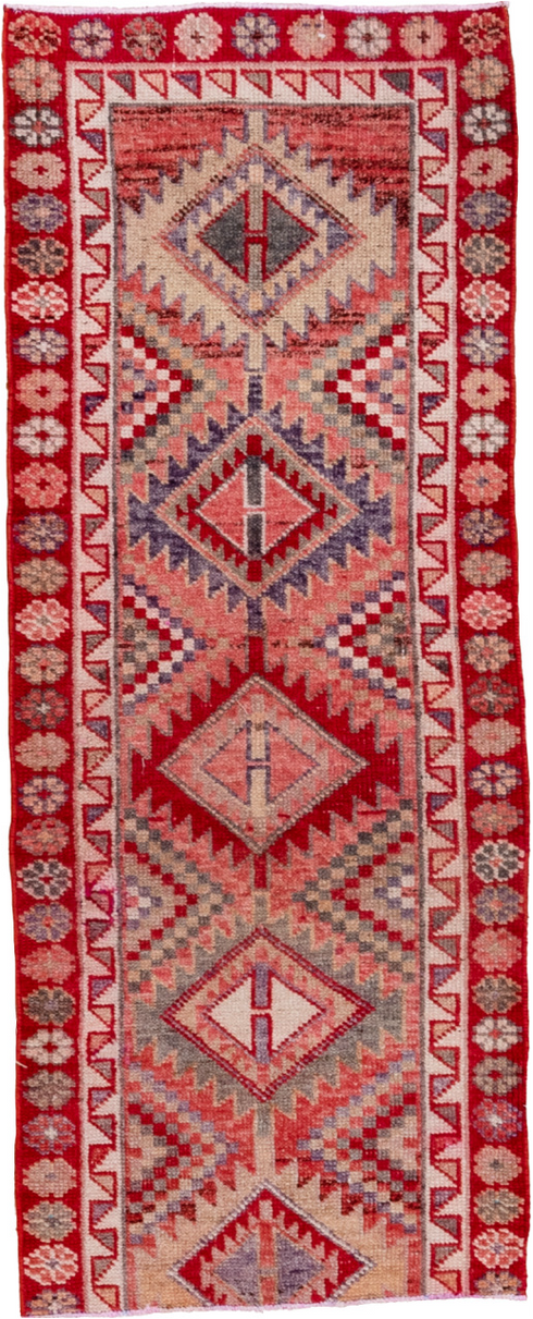 Vintage Oushak Runner Rug (2' x 6')