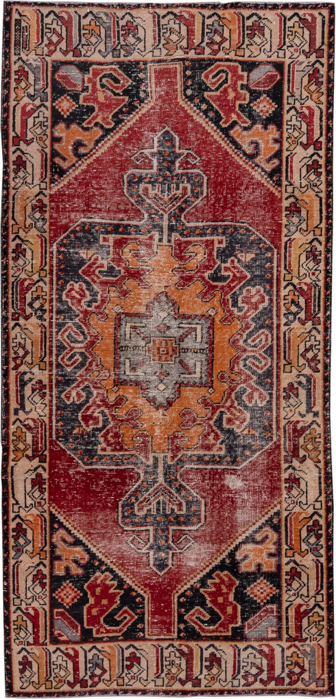 Vintage Oushak Runner Rug (3' x 8')