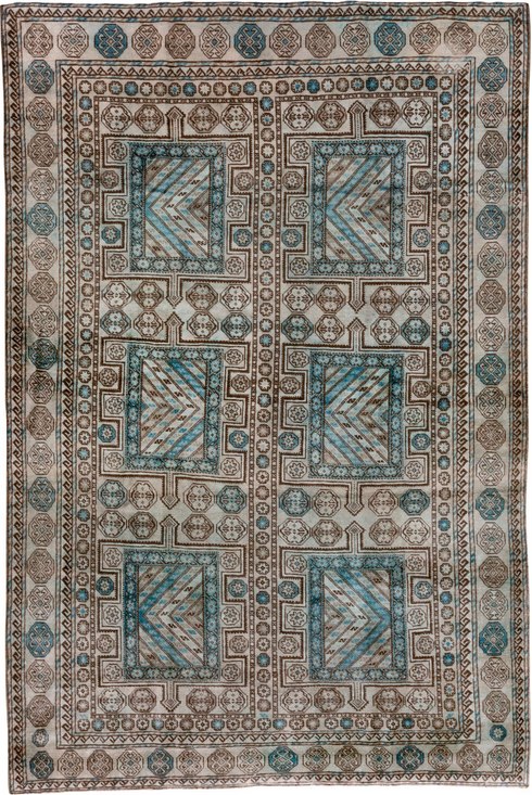 Vintage Turkish Area Rug (6' x 9')