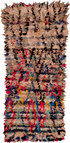 Vintage Rag Rug Area Rug (2' x 5')