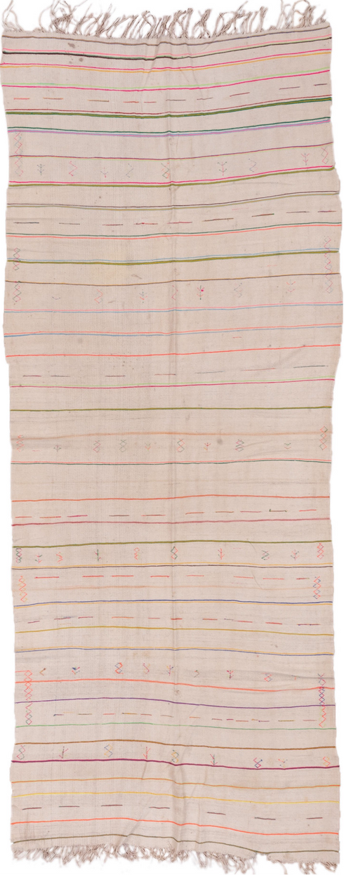 Vintage Textile Runner Rug (4' x 10')