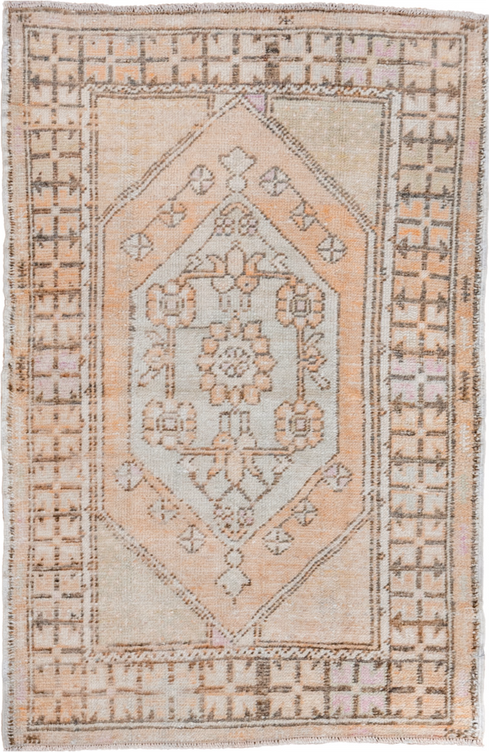 Vintage Oushak Area Rug (2' x 4')
