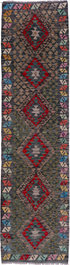 Vintage Kilim Runner Rug (2' x 9')