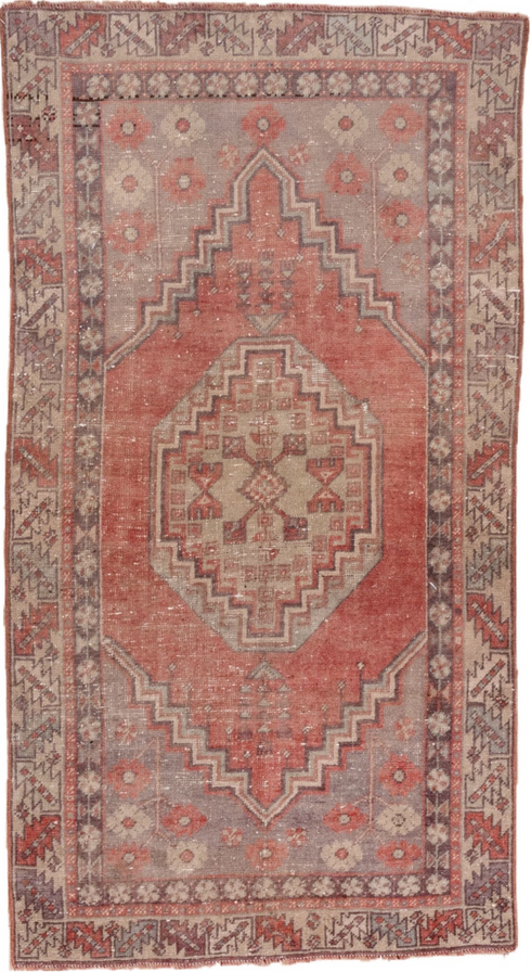 Vintage Oushak Area Rug (3' x 6')