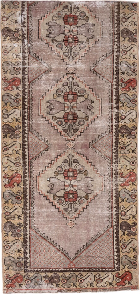 Vintage Oushak Runner Rug (2' x 6')