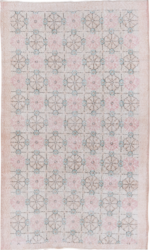 Vintage Oushak Area Rug (4' x 6')