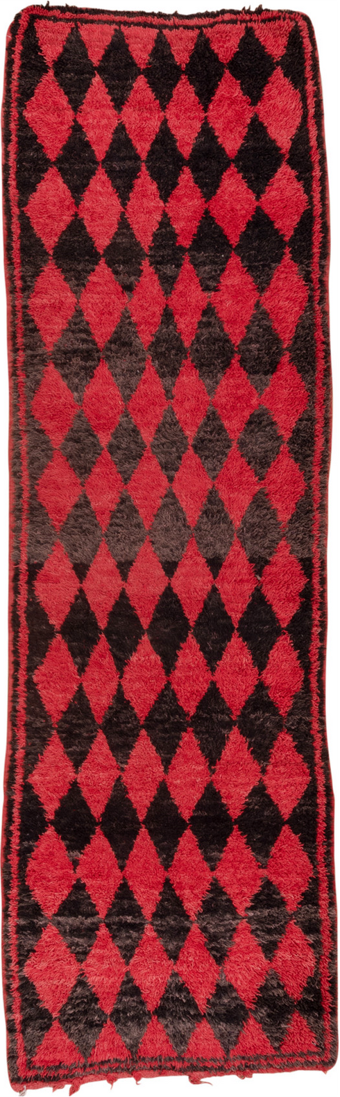 Vintage Moroccan Runner Rug (3' x 11')