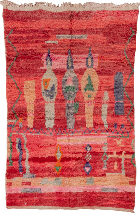 Vintage Moroccan Area Rug (5' x 7')