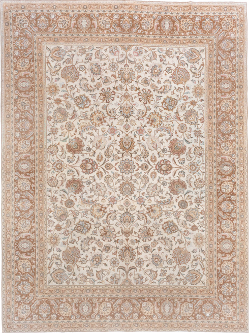Vintage Tabriz Area Rug (9' x 12')