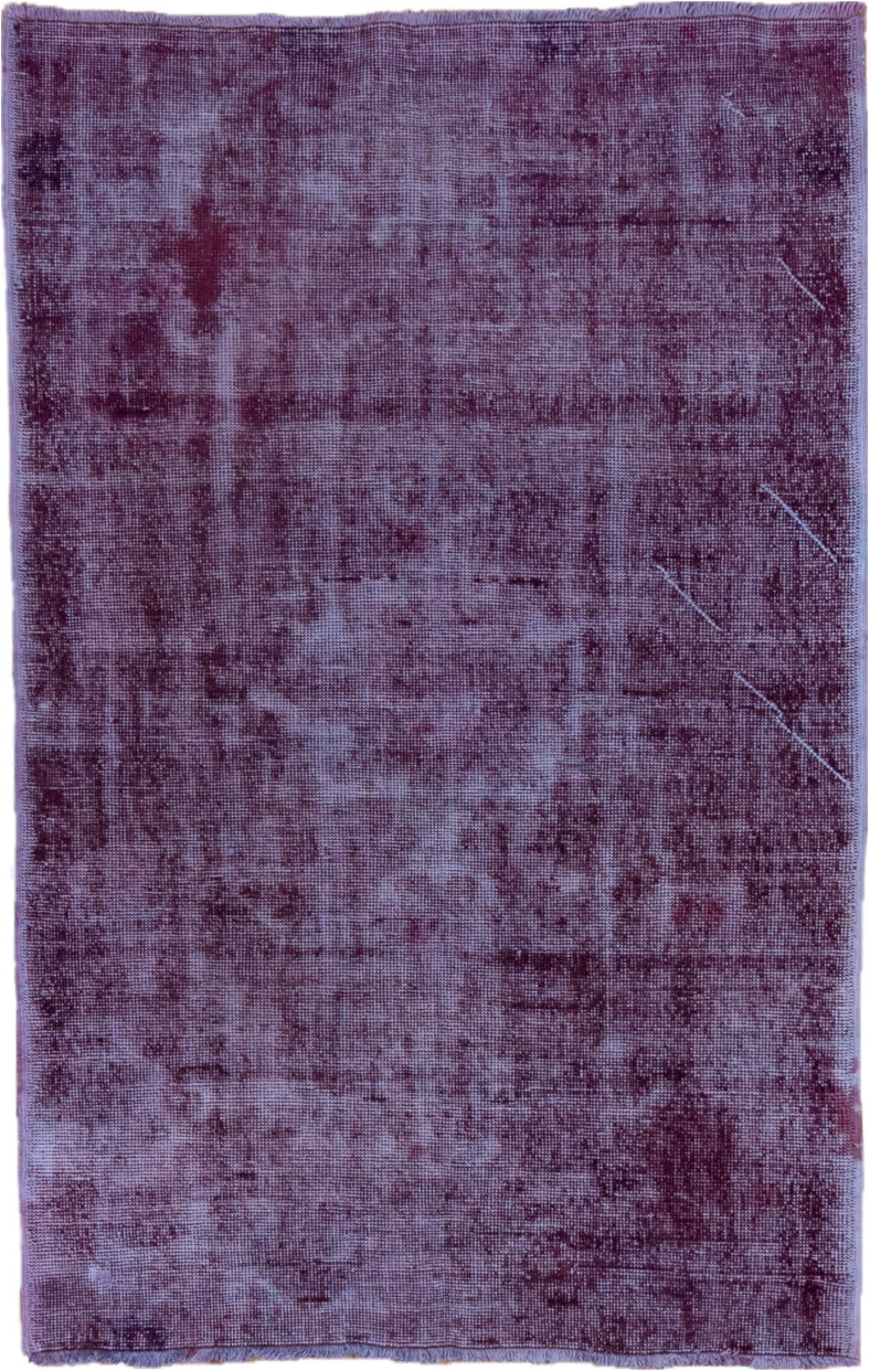 4' x 6' one-of-a-kind handmade vintage Oushak small size rug. Color palette: