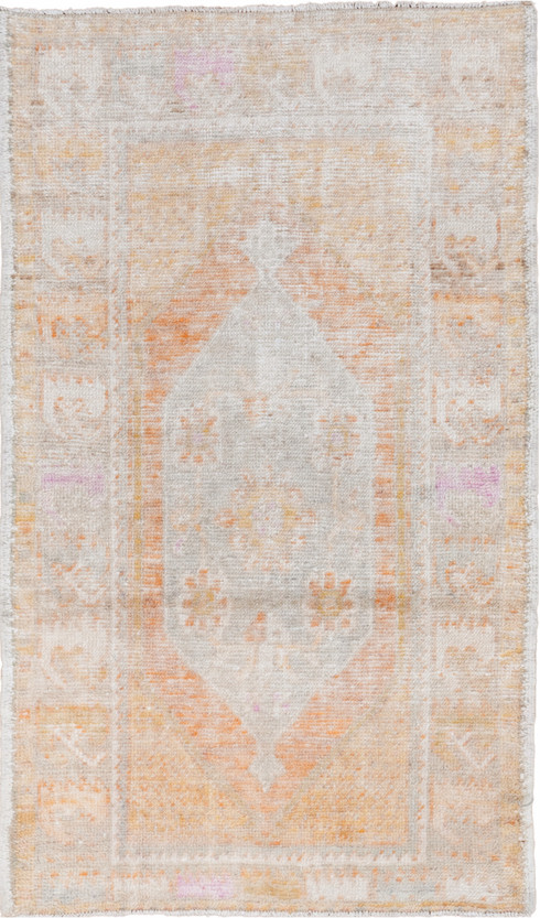 Vintage Oushak Area Rug (2' x 4')