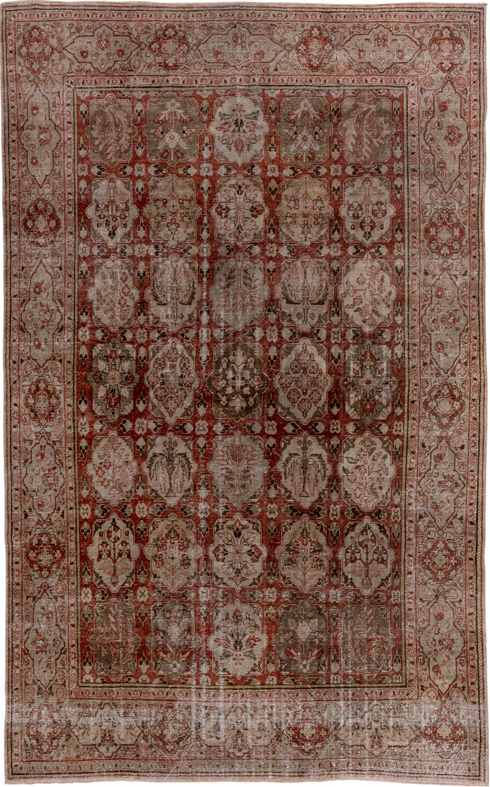 Antique Tabriz Area Rug (6' x 10')