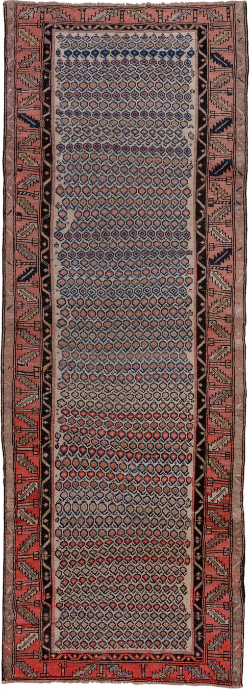 Antique Malayer Runner Rug (4' x 10')