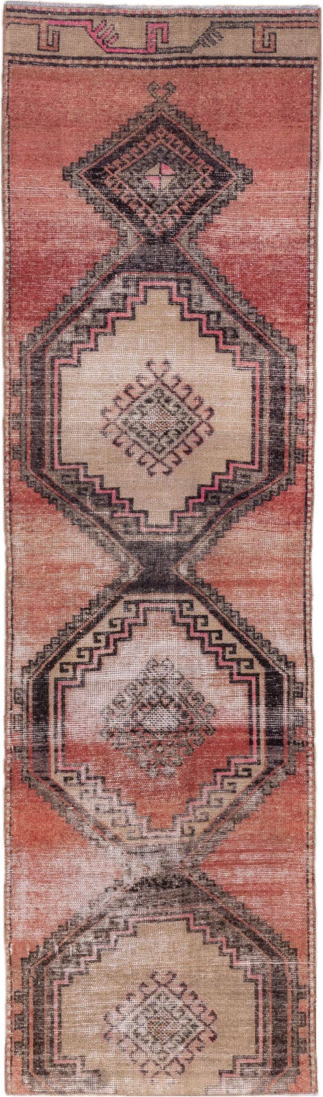 Vintage Oushak Runner Rug (2' x 9')
