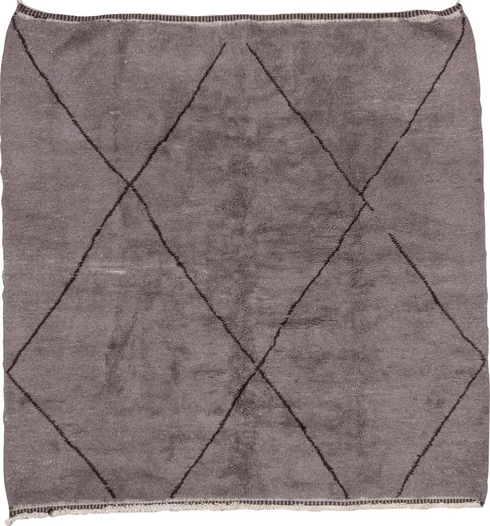 Vintage Moroccan Area Rug (9' x 9')