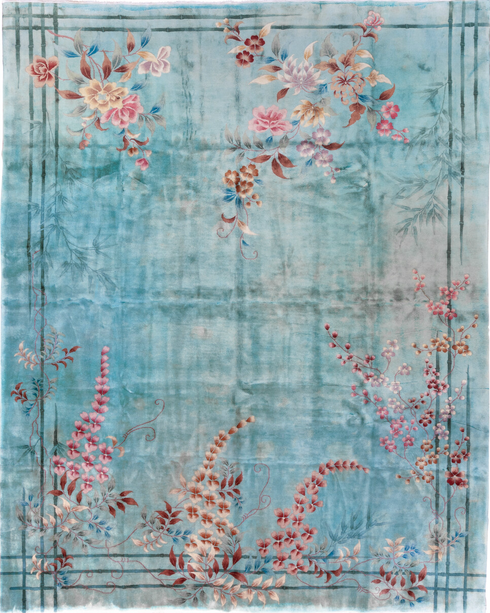 Antique Chinese Area Rug (10' x 12')