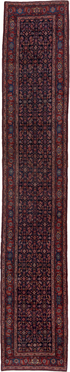 Antique Bidjar Runner Rug (3' x 16')