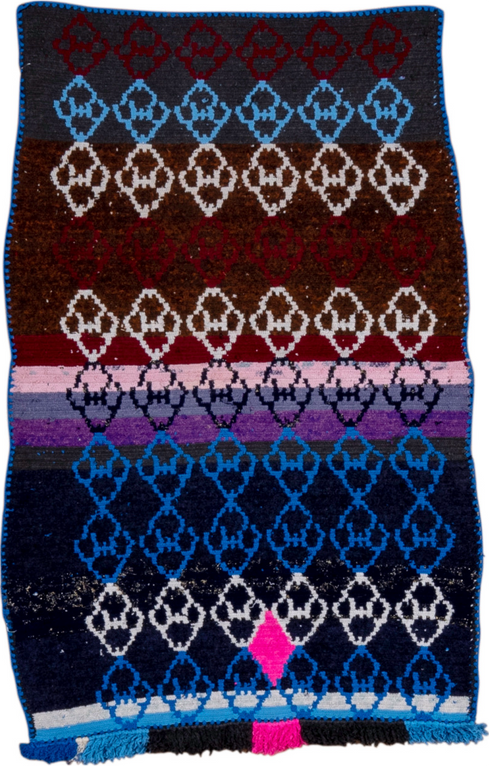 Vintage Rag Rug Area Rug (3' x 4')