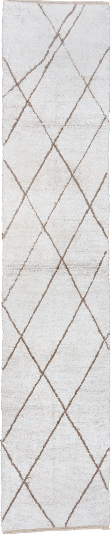 Vintage Moroccan Runner Rug (3' x 14')