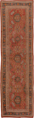 Antique Oushak Runner Rug (3' x 13')