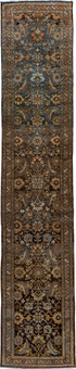 Vintage Malayer Runner Rug (3' x 16')