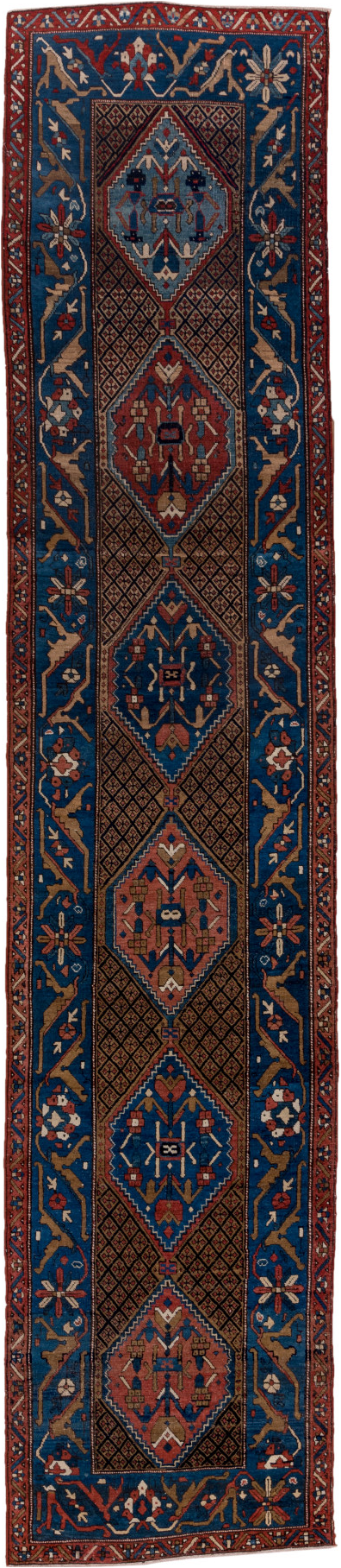 Antique Sarab Runner Rug (2' x 13')