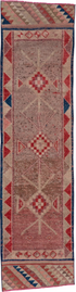 Vintage Oushak Runner Rug (2' x 9')