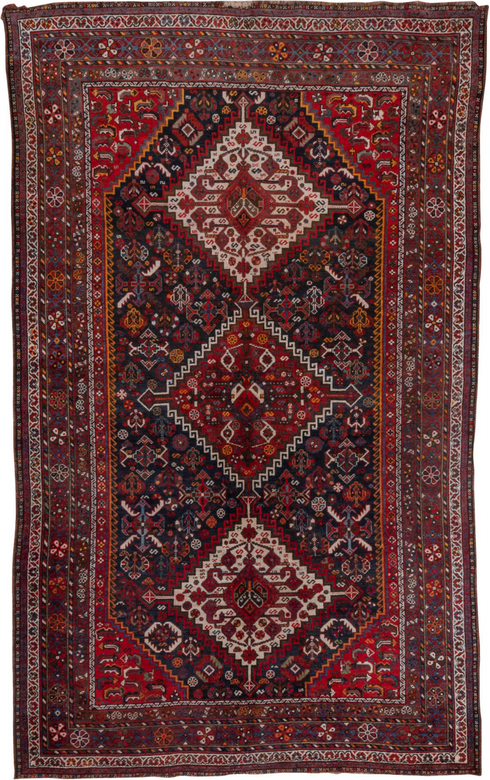 Antique Shiraz Area Rug (5' x 8')
