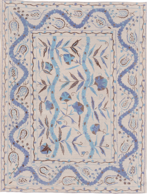 Vintage Kilim Area Rug (4' x 5')