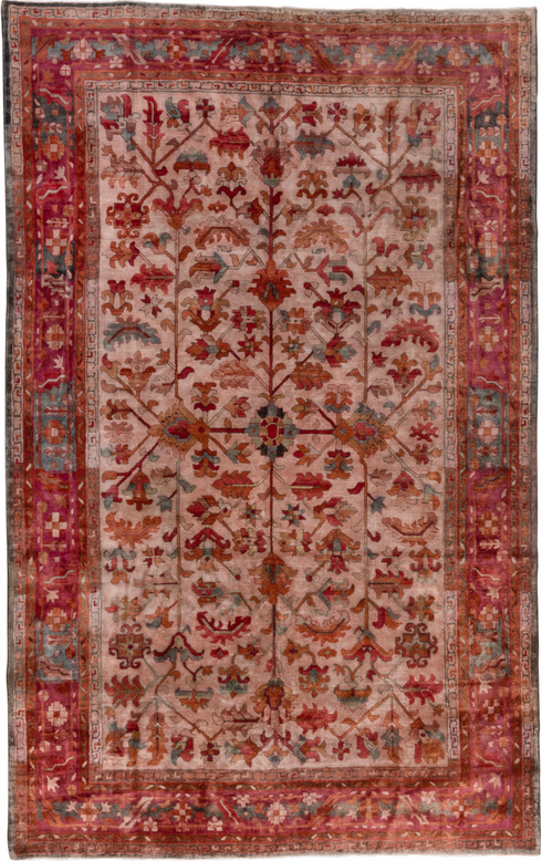 Antique Hooked Area Rug (6' x 10')