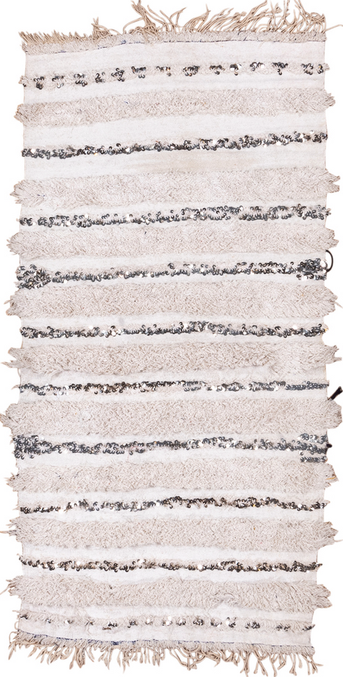 Vintage Wedding Blanket Area Rug (4' x 6')