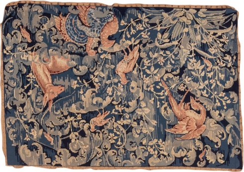 Vintage Needlepoint Area Rug (2' x 4')