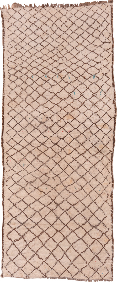 Vintage Moroccan Runner Rug (4' x 12')