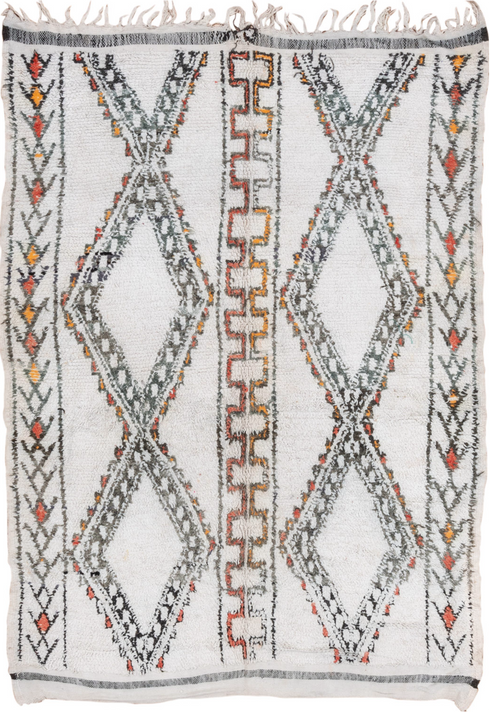 Vintage Moroccan Area Rug (5' x 8')