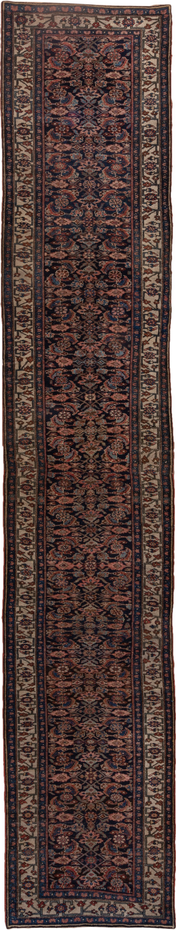 Antique Bidjar Runner Rug (3' x 18')