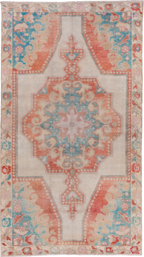 Vintage Oushak Area Rug (4' x 7')