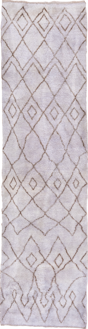 Vintage Moroccan Runner Rug (3' x 11')
