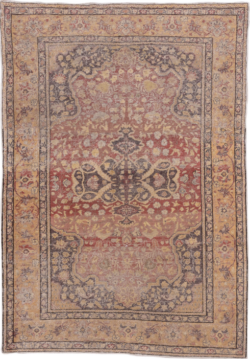 Vintage Oushak Area Rug (5' x 7')