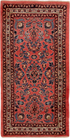 Antique Kashan Area Rug (2' x 4')
