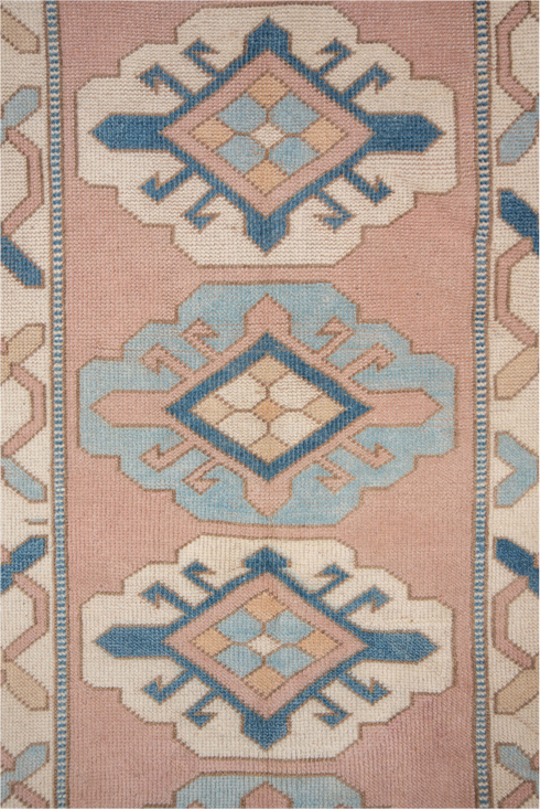 Vintage Oushak Runner Rug (2' x 12')