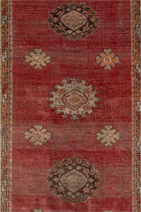 Vintage Oushak Runner Rug (3' x 11')