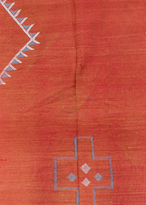 Vintage Cactus Kilim Area Rug (6' x 9')