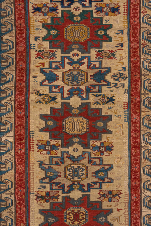 Antique Sumak Runner Rug (3' x 8')