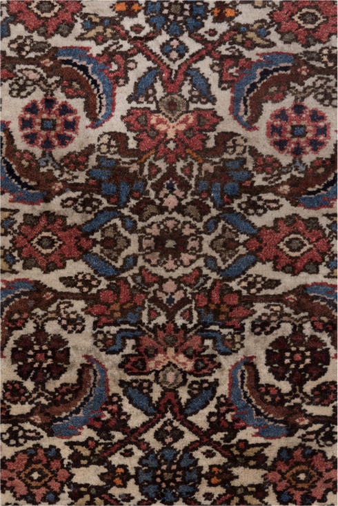 Antique Malayer Area Rug (2' x 4')