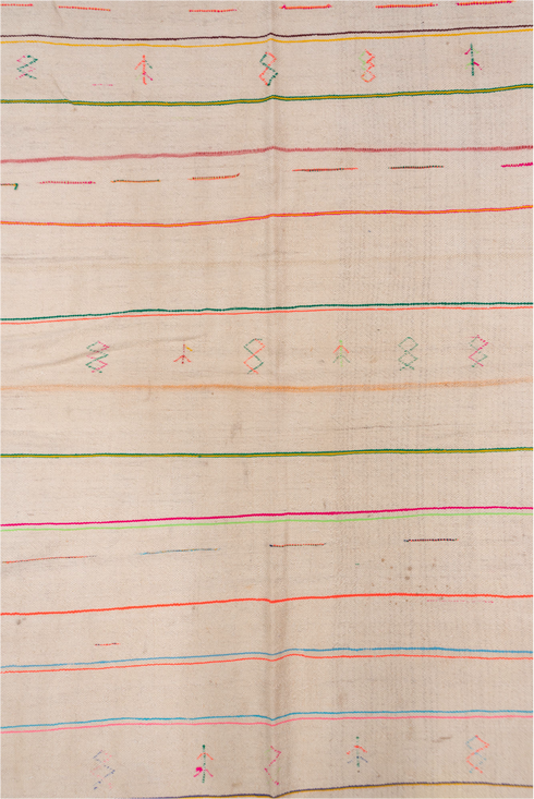 Vintage Textile Runner Rug (4' x 10')